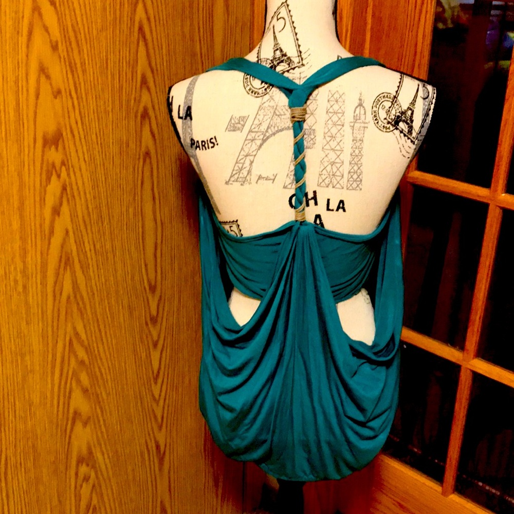 Ella Moss teal summer halter